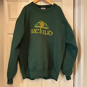 Jerzees Green Ireland Crewneck Sweater